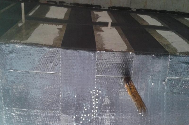 柘城楼板使用碳纤维加固